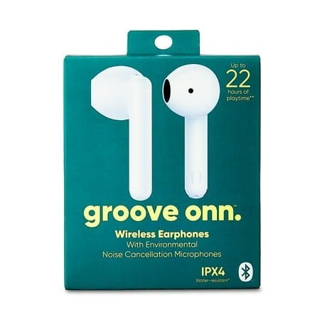onn. Wireless Earphones TWS Gen3 White Bluetooth