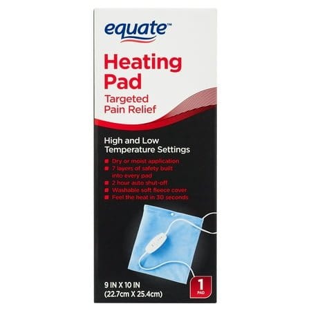 Equate Heating Pad 9 x 10 in Targeted Pain Relief