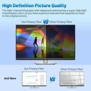 Ccdes 24" Privacy Screen Filter 16:9 Monitor