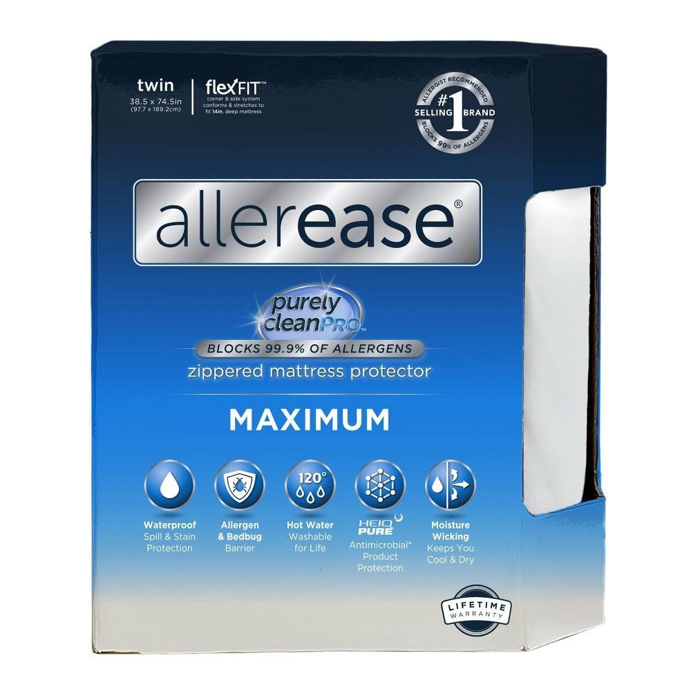 Allerease Maximum Twin Zippered Mattress Protector