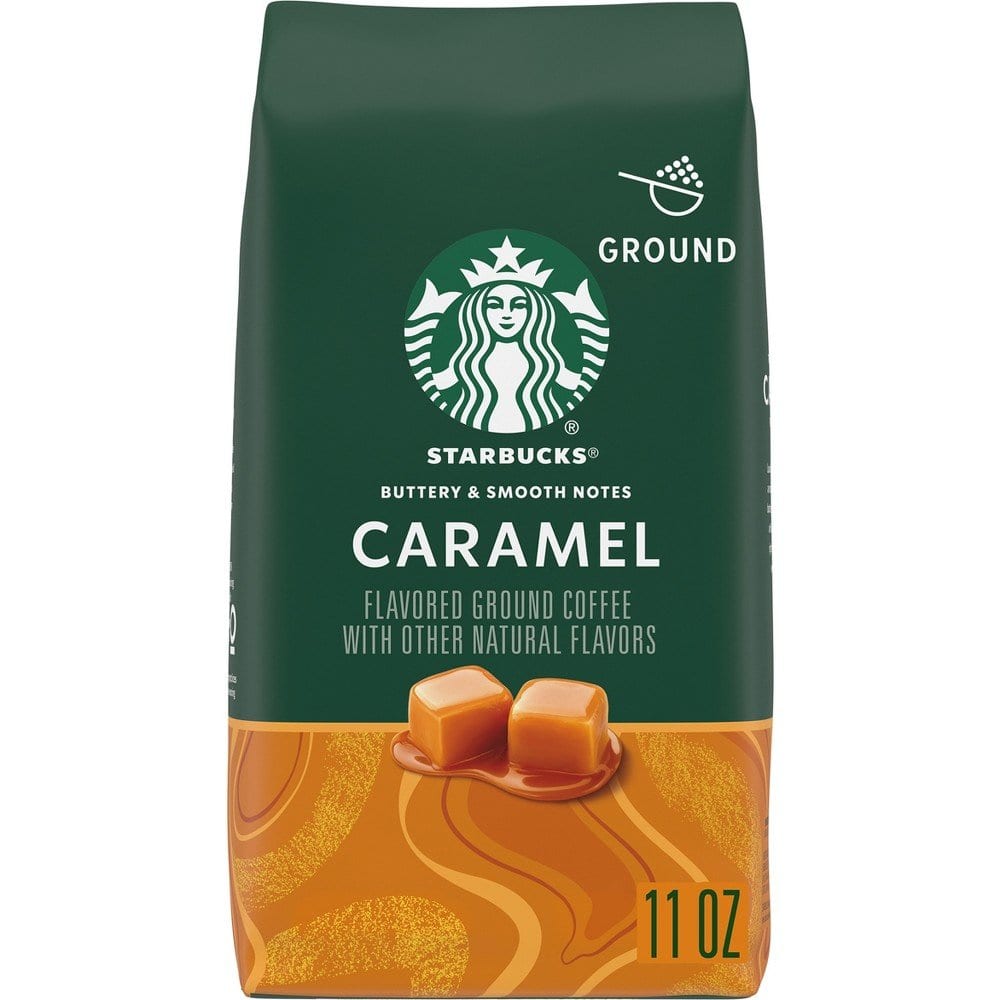 Starbucks Caramel Flavored Ground Coffee, 11 oz