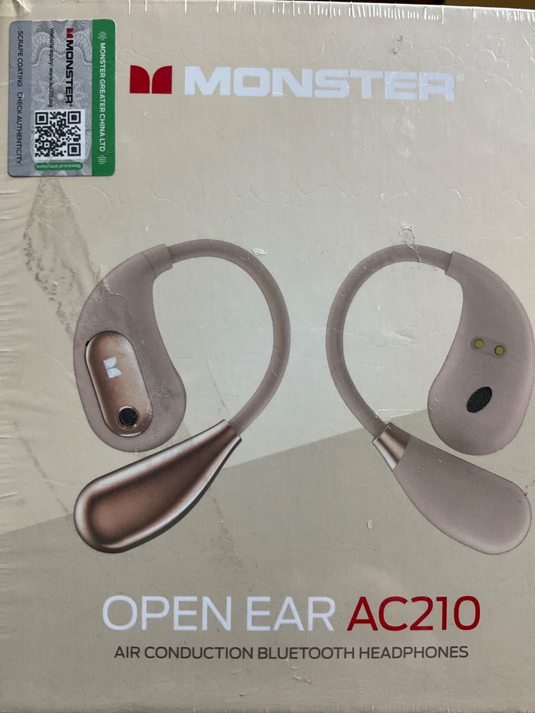 Monster AC210 Open Ear Bluetooth Headphones