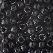 Hello Hobby Pony Beads, Black, 500 Pcs, Plastic