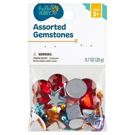 Hello Hobby Assorted Gemstones 0.7 oz Bag