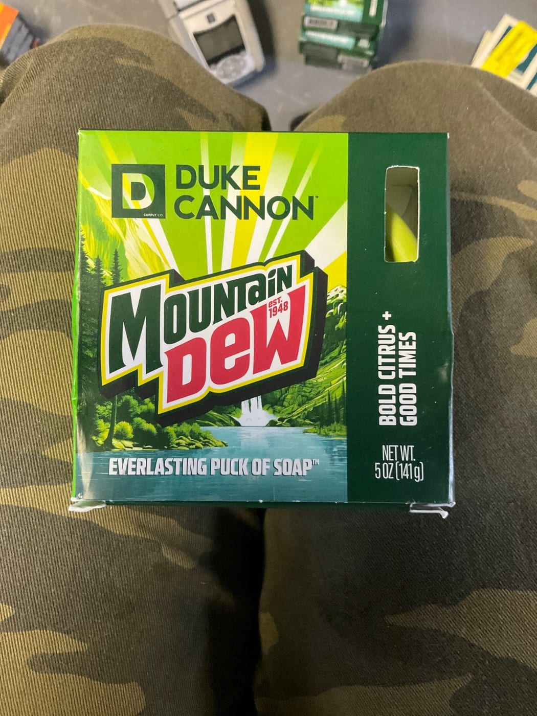 Duke Cannon Mountain Dew Everlasting Soap Puck 5oz
