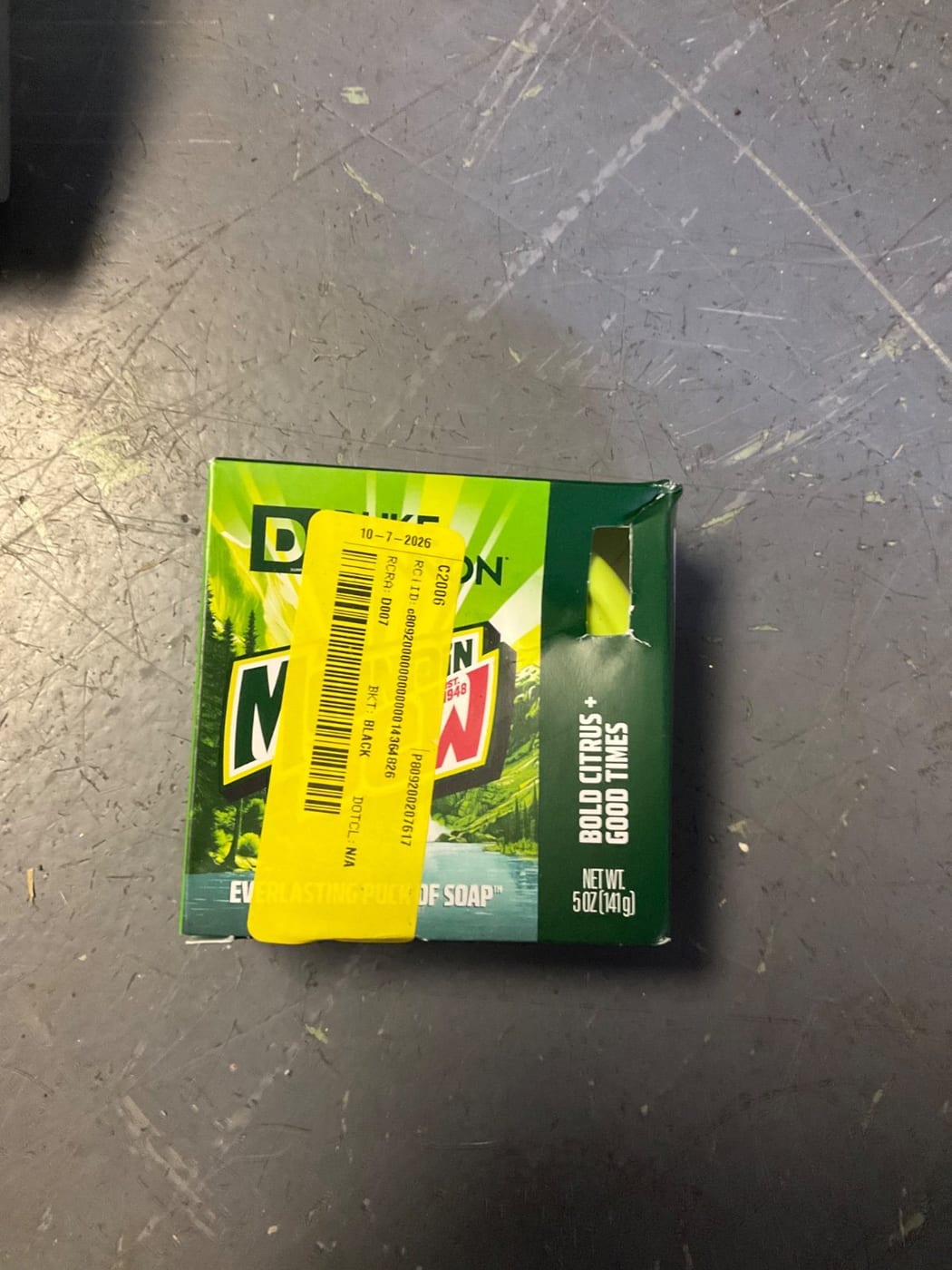 Duke Cannon Mountain Dew Everlasting Puck Soap 5oz