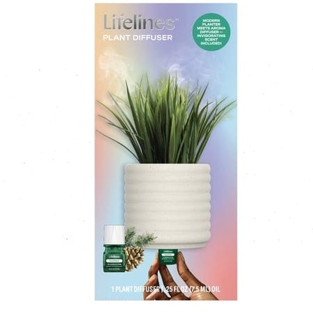 Lifelines Plant Diffuser w/ Pine Essential Oil