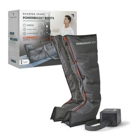 Sharper Image Powerboost Air Compression Leg Boots