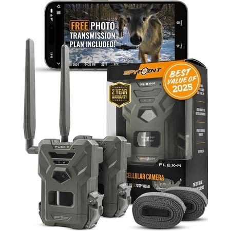 SPYPOINT Flex-M Twin Pack Cellular Trail Camera