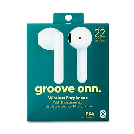 onn. Wireless Earphones TWS Gen3 White Bluetooth