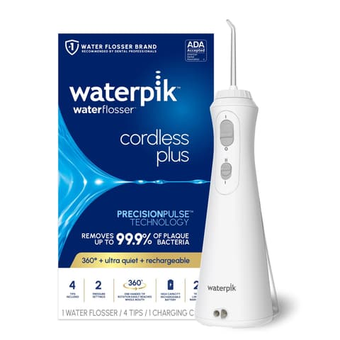 Waterpik Ultra Plus + Cordless Express Flosser Set