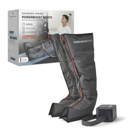 Sharper Image Powerboost Air Compression Leg Boots