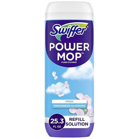 Swiffer Power Mop Refill Solution Fresh 25.3oz