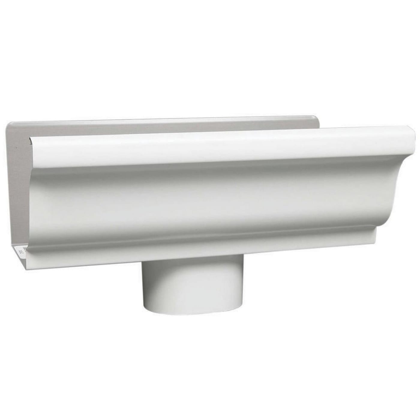 Amerimax 5.5 in. W X 10.5 in. L White Aluminum K E
