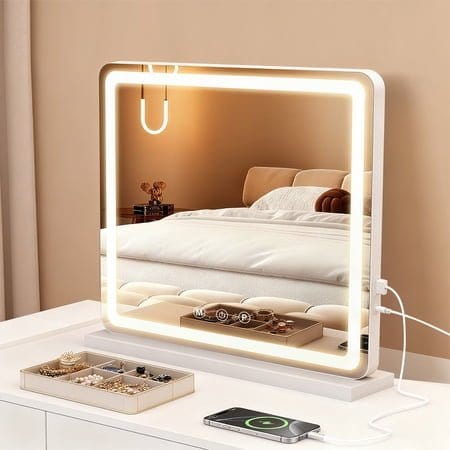 Parcus LED Vanity Mirror 3-Color Lights White