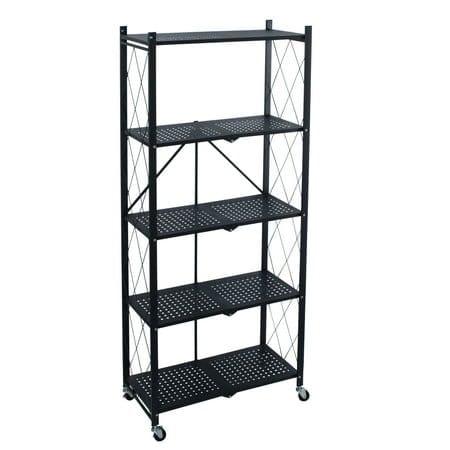 Organize It All 5-Tier Foldable Metal Storage Rack