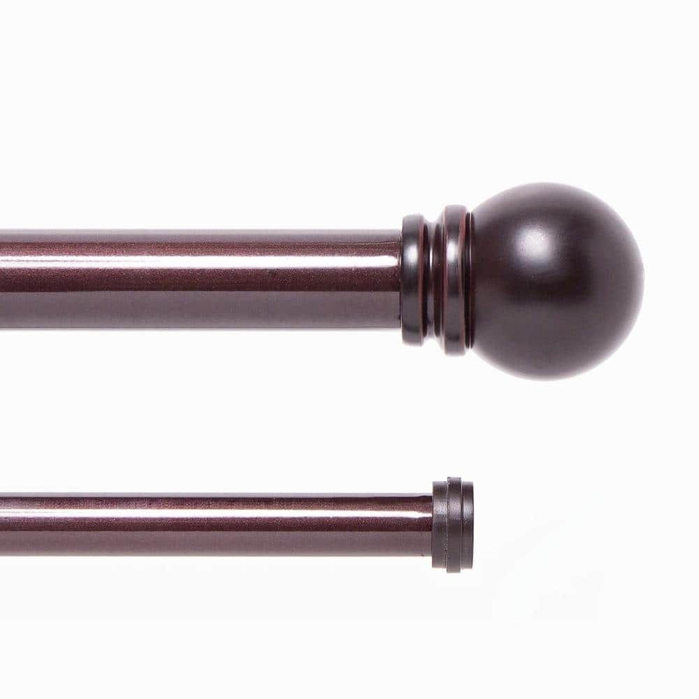 Adjustable Curtain Rod in Brown Shipping Box