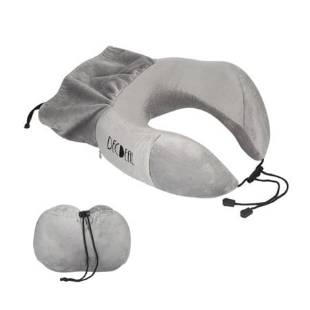 Grey Fabric Arch Support Pillow with Side Bolsters