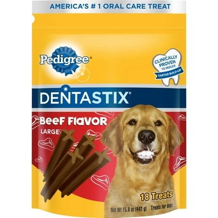 Pedigree Dentastix Large Beef Dog Treats 15.6oz