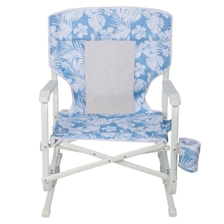 Mainstays Low Sitting Beach Rocking Chair, Blue