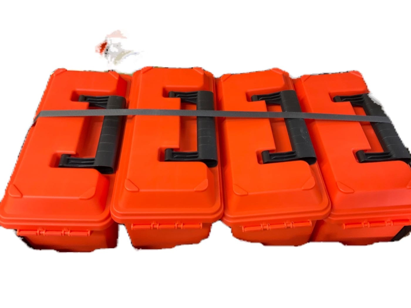 Member's Mark Multi-Use Storage Bins Orange 4pk