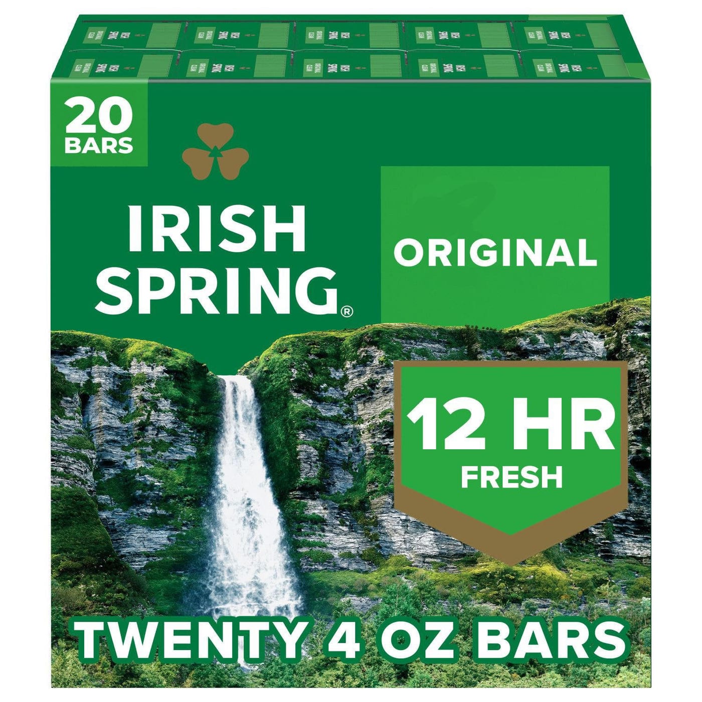 Irish Spring Original Bar Soap 4 oz, 20 Count