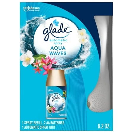 Glade Automatic Spray Starter Kit Aqua Waves 6.2oz