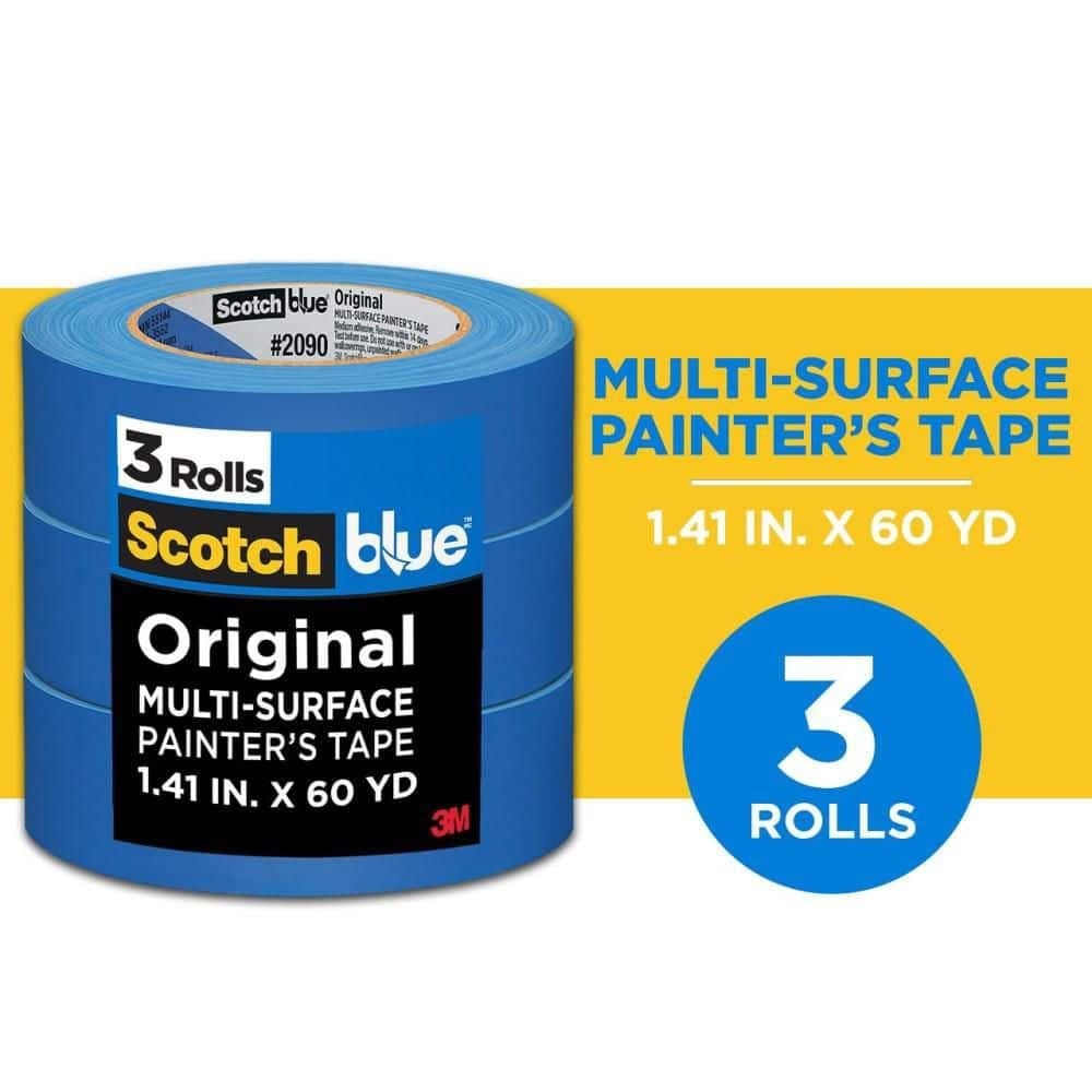 ScotchBlue Painter's Tape 1.41in x 60yd 3 Pack