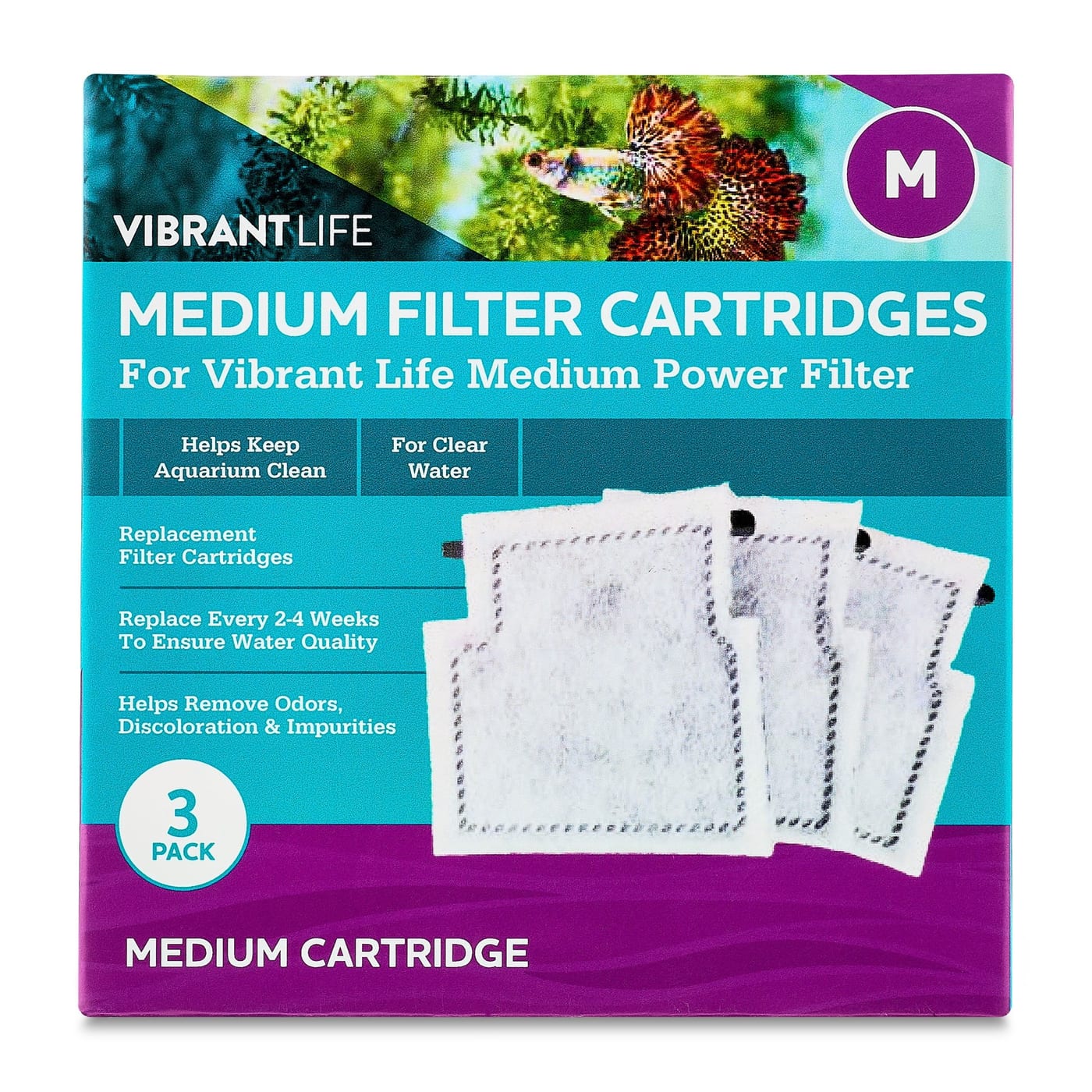 Vibrant Life Medium Filter Cartridges 3 Pack