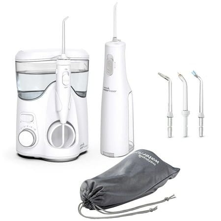 Waterpik Ultra Plus + Cordless Express Flosser Set