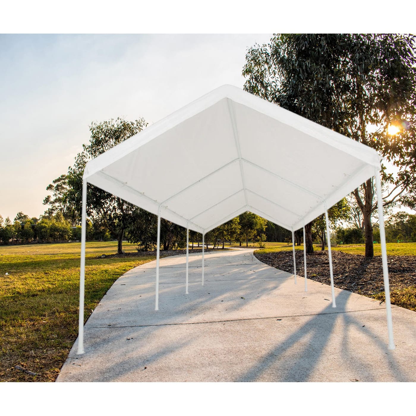 Impact Canopy 10x20 Ultra Carport Canopy White