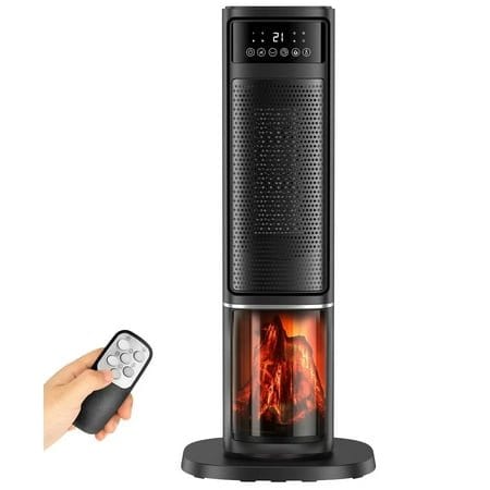 AKIUDEX 24in 1500W Tower Ceramic Space Heater