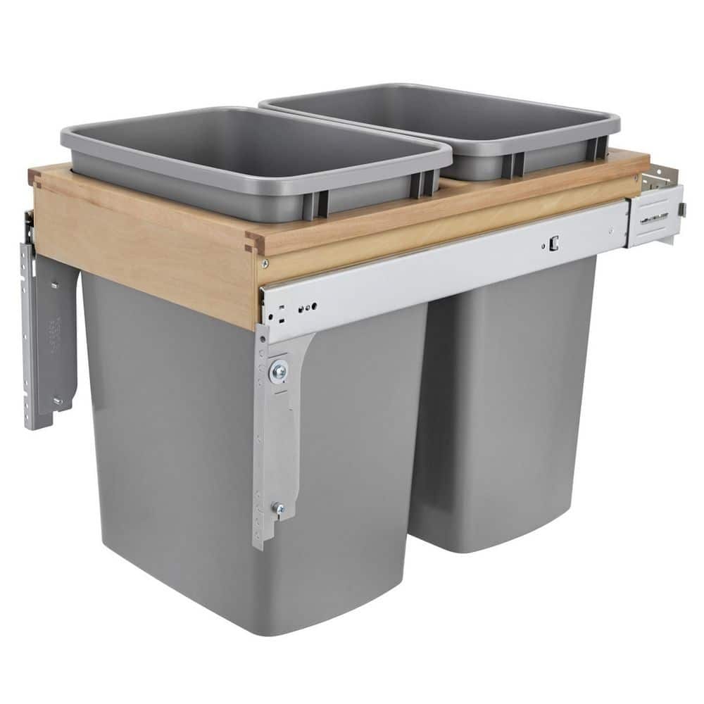 Rev-A-Shelf 35 qt. Pullout Waste Bin, Soft-Close