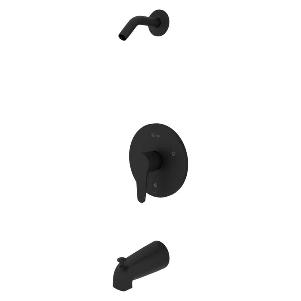 Pfister Pfirst Tub & Shower Trim Set, Matte Black