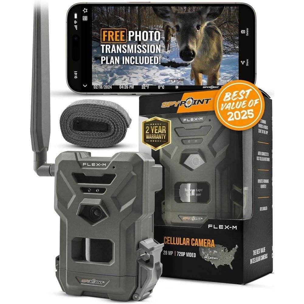 SPYPOINT Flex-M Cellular Trail Camera 28MP 720p