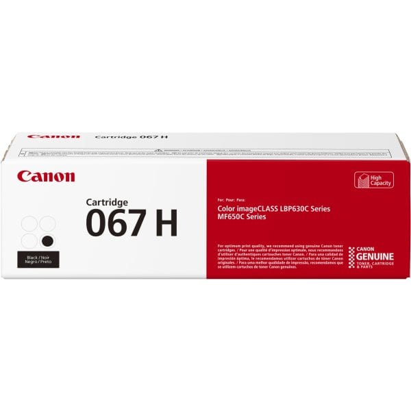 Canon 067 H High Yield Black Toner Cartridge