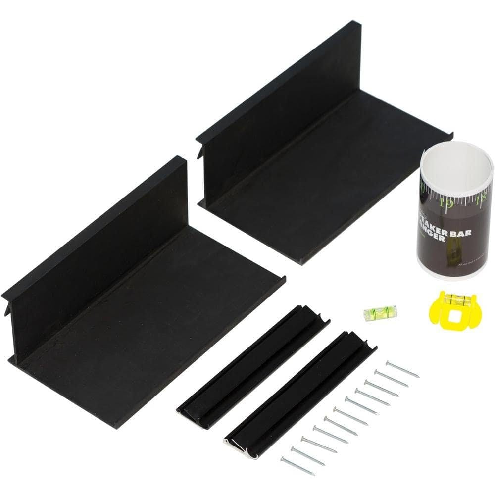 Hangman No Stud Sound Bar Hanger SBH-6 Black