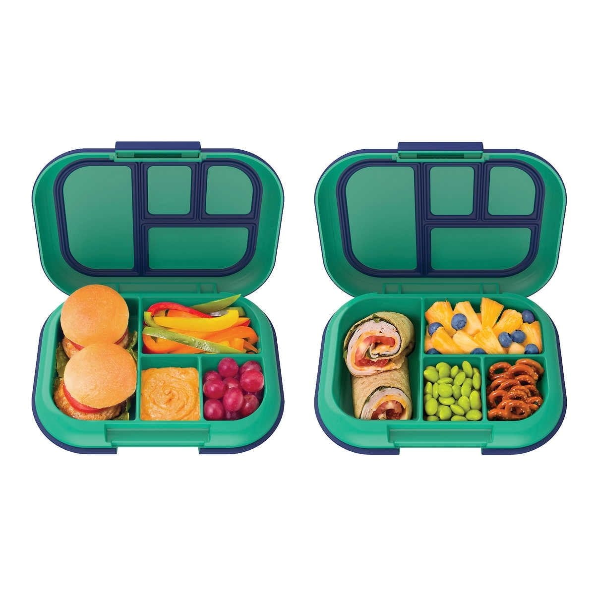 Bentgo Chill Lunch Box & Mini Box 2-Pack Red/Blue