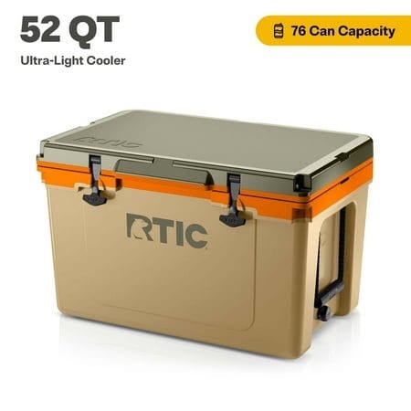 RTIC 52 Qt Ultra-Light Cooler, Trailblazer Tan