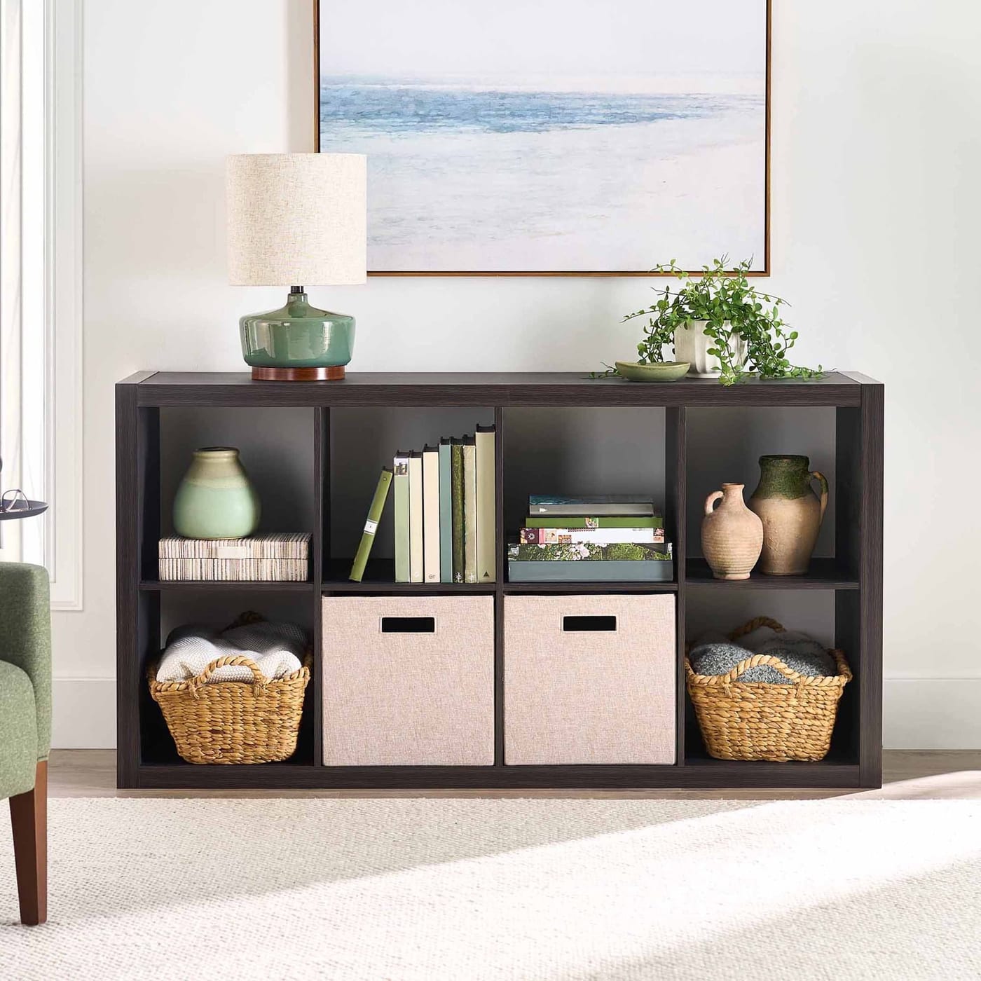 Better Homes & Gardens 8-Cube Organizer Tobacco