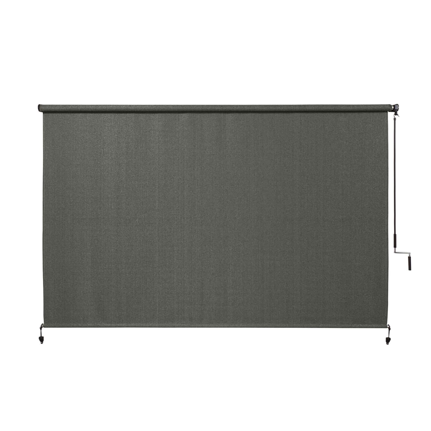 Coolaroo Sol85 Wand-Operated 8' x 8' Pewter Outdoo
