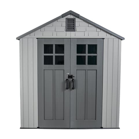 Lifetime 7x7 Architect Series Storage Shed Gray