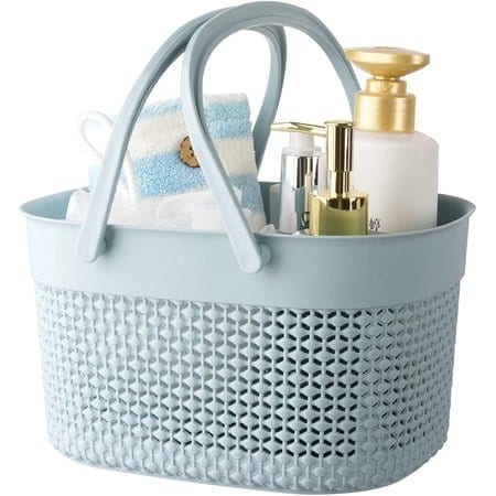 rejomiik Portable Shower Caddy Basket, Blue