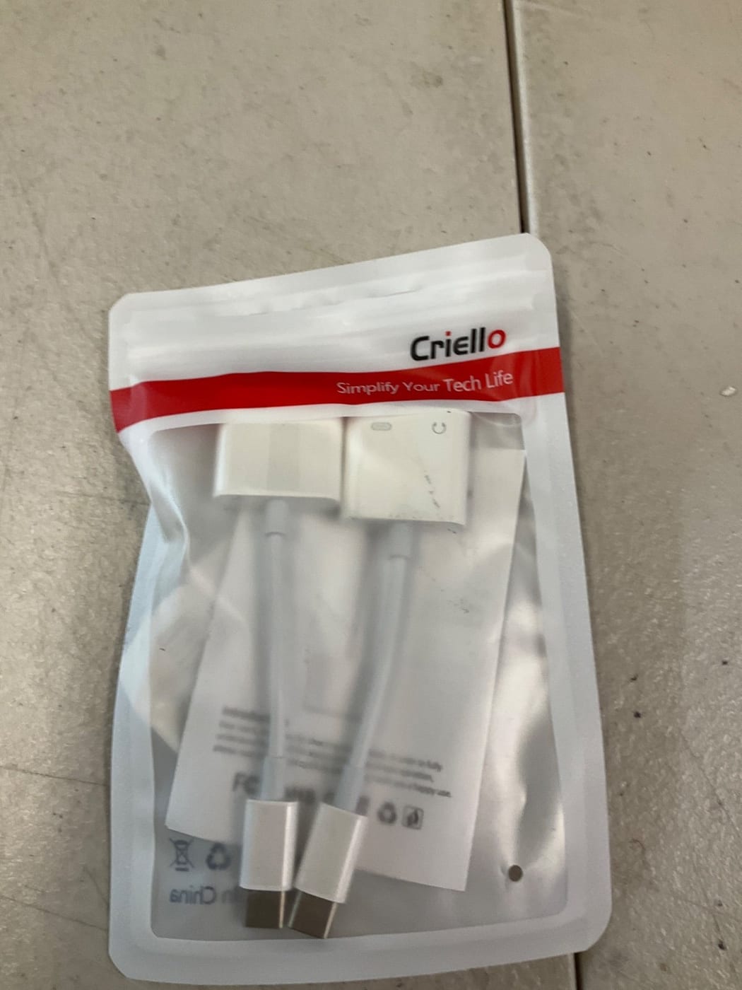 Criello USB C to 3.5mm Audio & Charger Adapter 2Pk