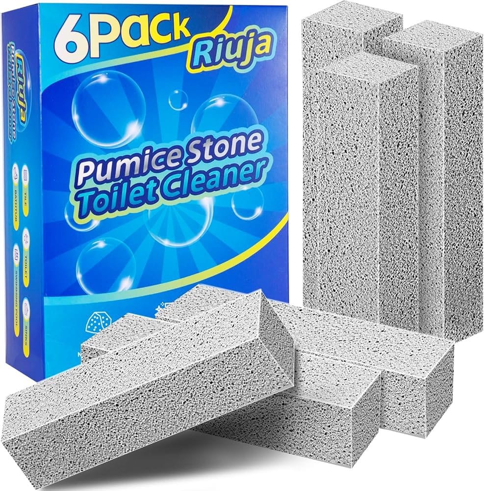 Riuja Pumice Stone Toilet Bowl Cleaner 6 Pack