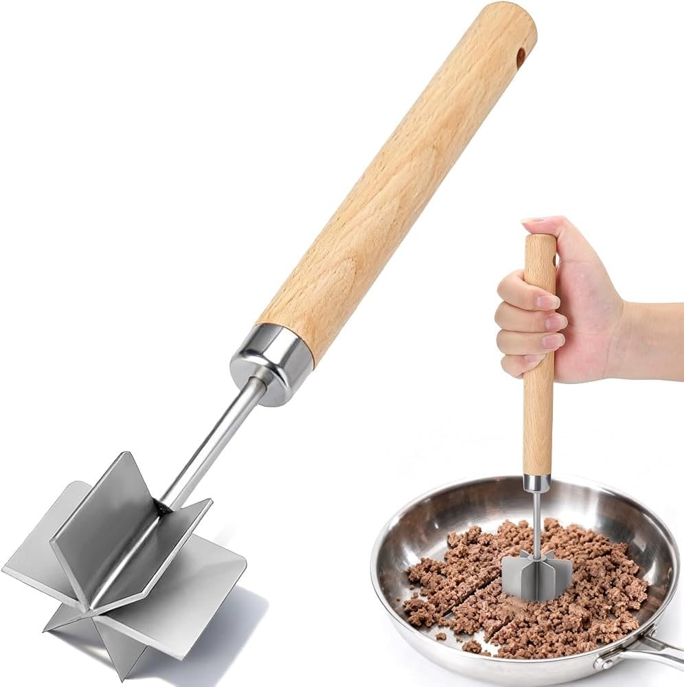 Palksky Stainless Steel Meat Chopper 6 Blade 11in