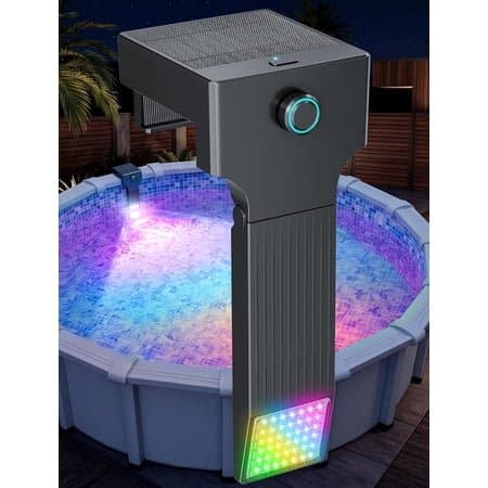 Pool Joyo Poolside Solar Light, Steel Wall Pool