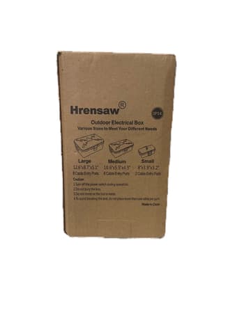 Hrensaw IP54 Outdoor Electrical Box Weatherproof