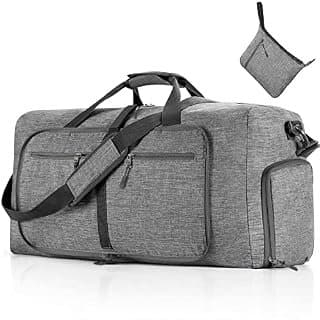 54L Foldable Waterproof Duffle Bag, 27 Inch