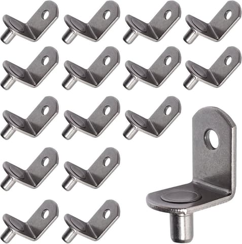 SDTWZW 5mm L-Shaped Shelf Support Pegs Metal